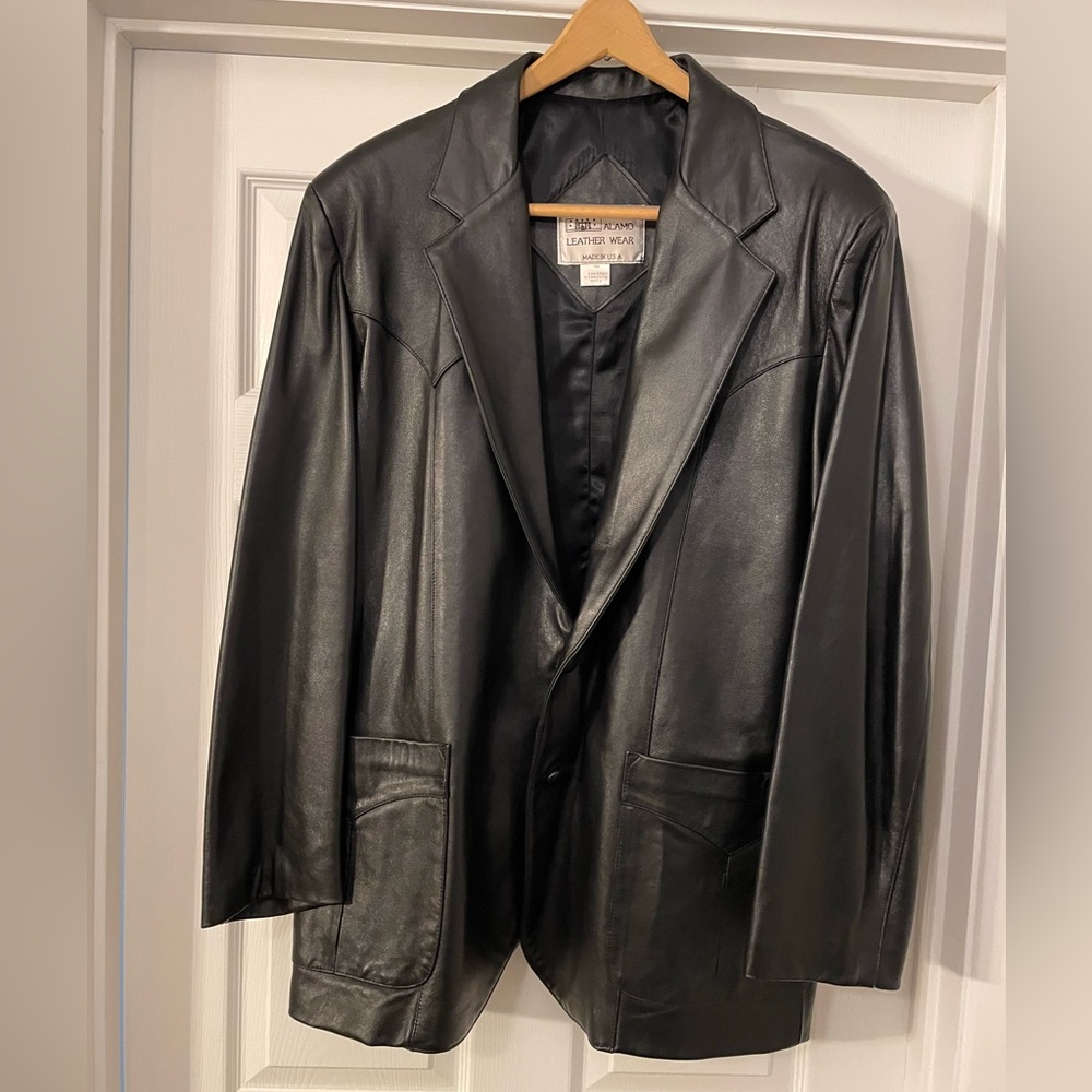 🎉Host Pick🎉 Alamo authentic LEATHER western jacket